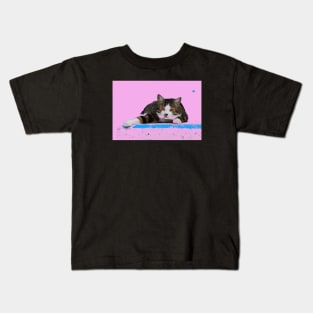 Hangover cat Kids T-Shirt